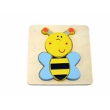 Wooden Block Bee Puzzle Wooden Block Bee Puzzle